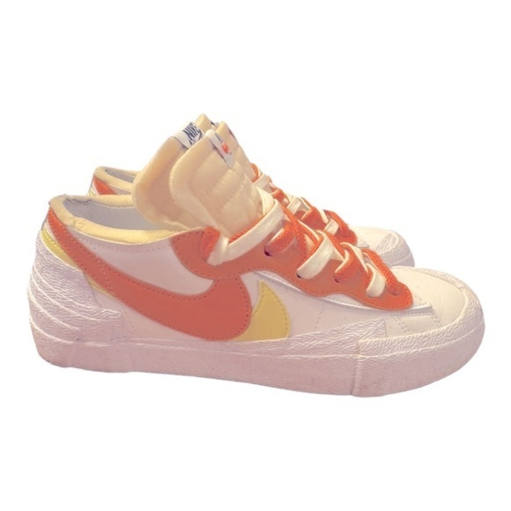 Nike x Sacai Blazer Low “White Magma Orange” – Men’s US 9.5